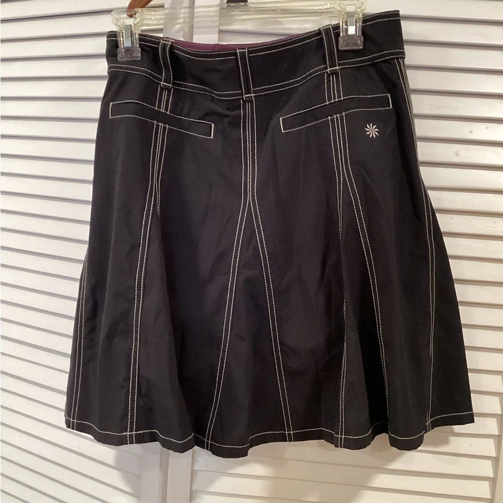 Athleta “Whatever Pleted Skort” Black Women's 4 Y2K - Picture 3 of 12